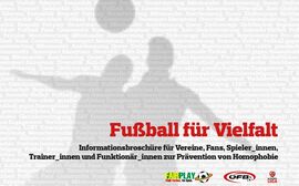 Cover Fußball für Vielfalt