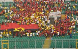 Angola Fans in Kumasi