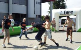 Streetkick Turnier bei der Fanbotschaft Klagenfurt